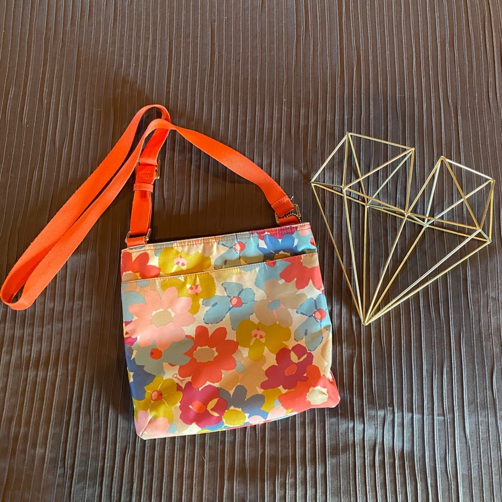 Coach Crossbody floral Purse